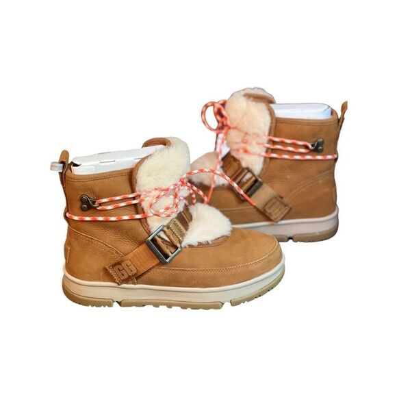 UGG Classic Weather Hiker Boots- Chestnut- Size 5.5- NIB - Picture 5 of 7